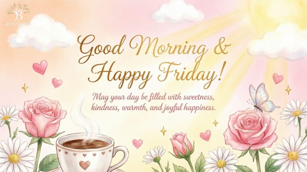 Cute Good Morning Friday Blessings & Wishes