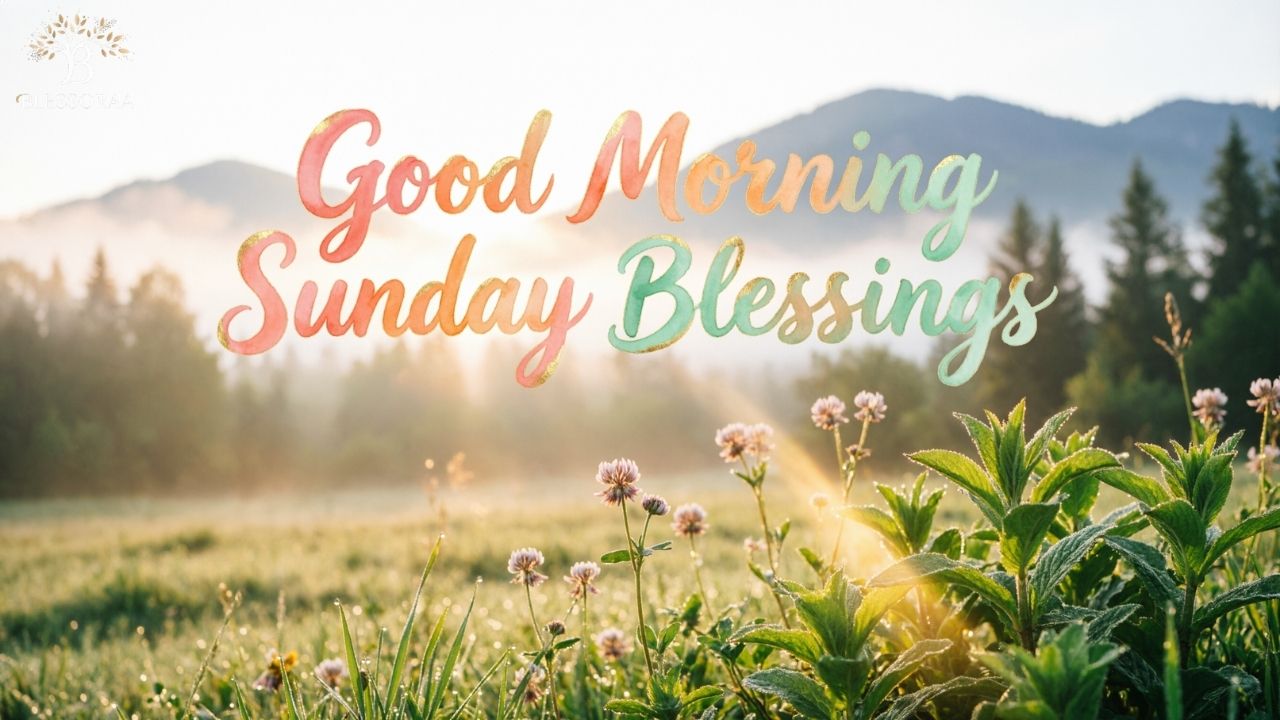 Good Morning Sunday Blessings