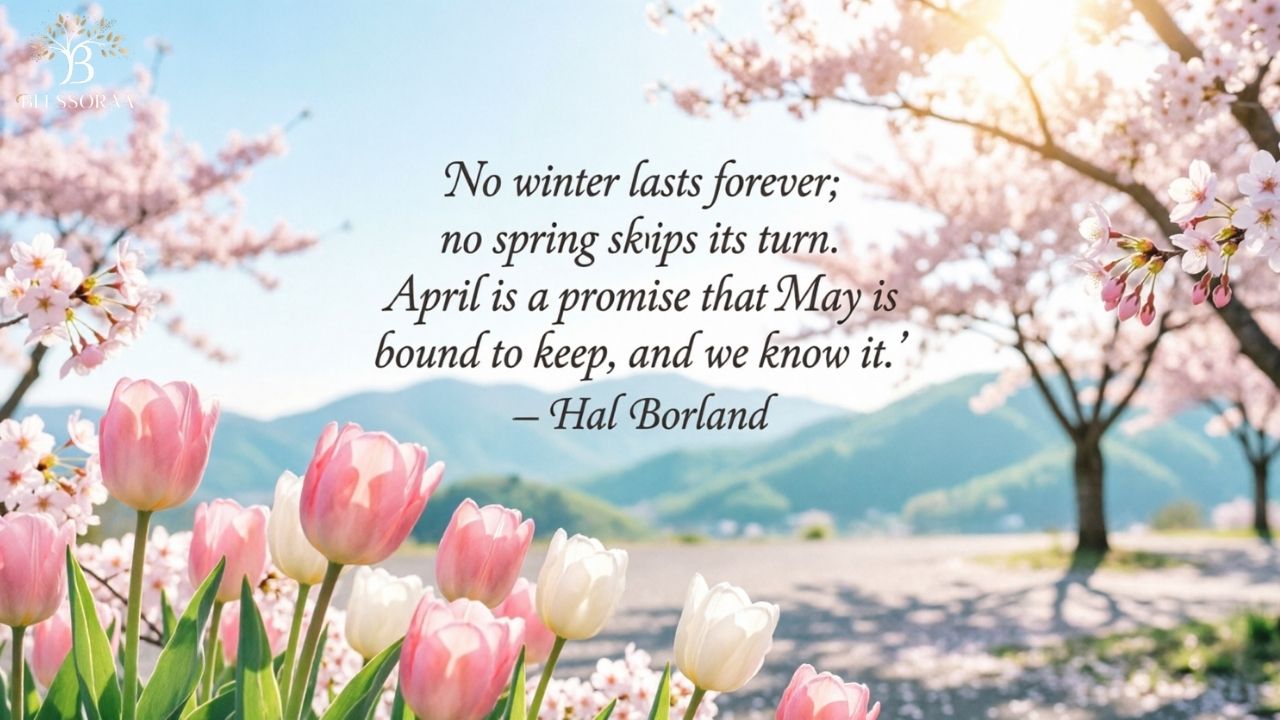 Inspirational Quotes Welcome April Blessings for Motivation and Faith
