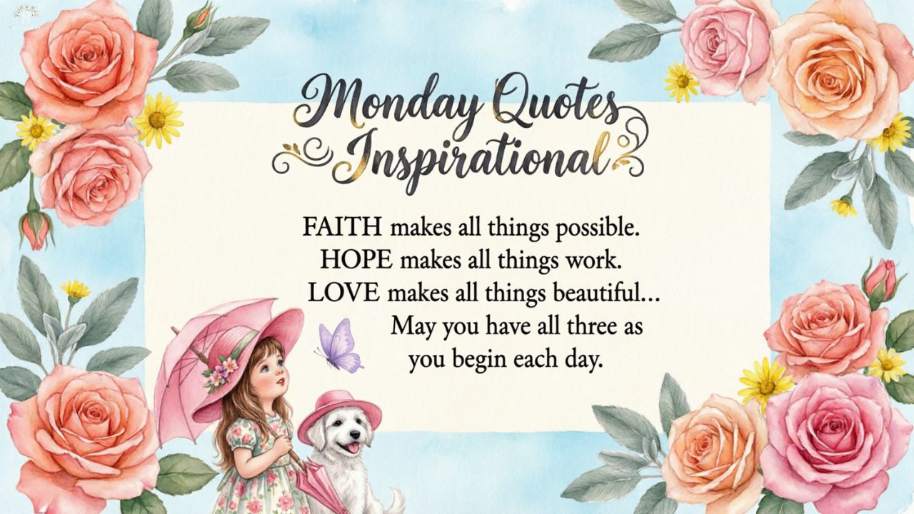 Monday Quotes Inspirational