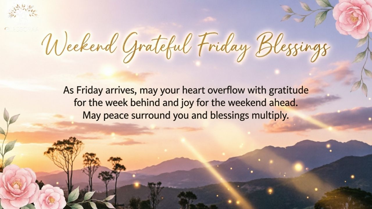 Weekend Grateful Friday Blessings