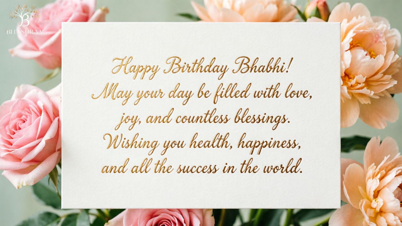 Birthday Blessings for Bhabhi