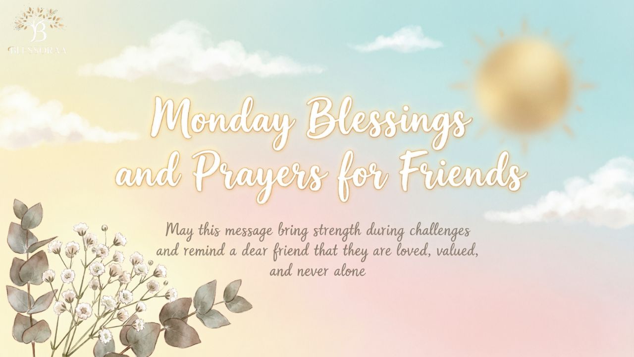 Monday Blessings and Prayers for Friends
