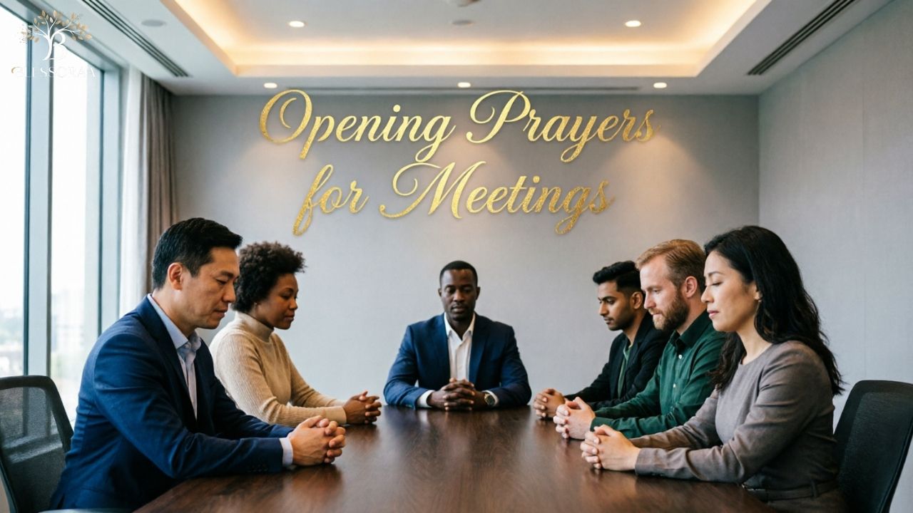 Opening Prayers for Meetings