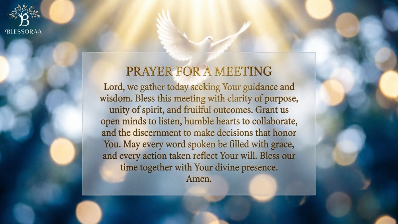 Prayer for a Meeting