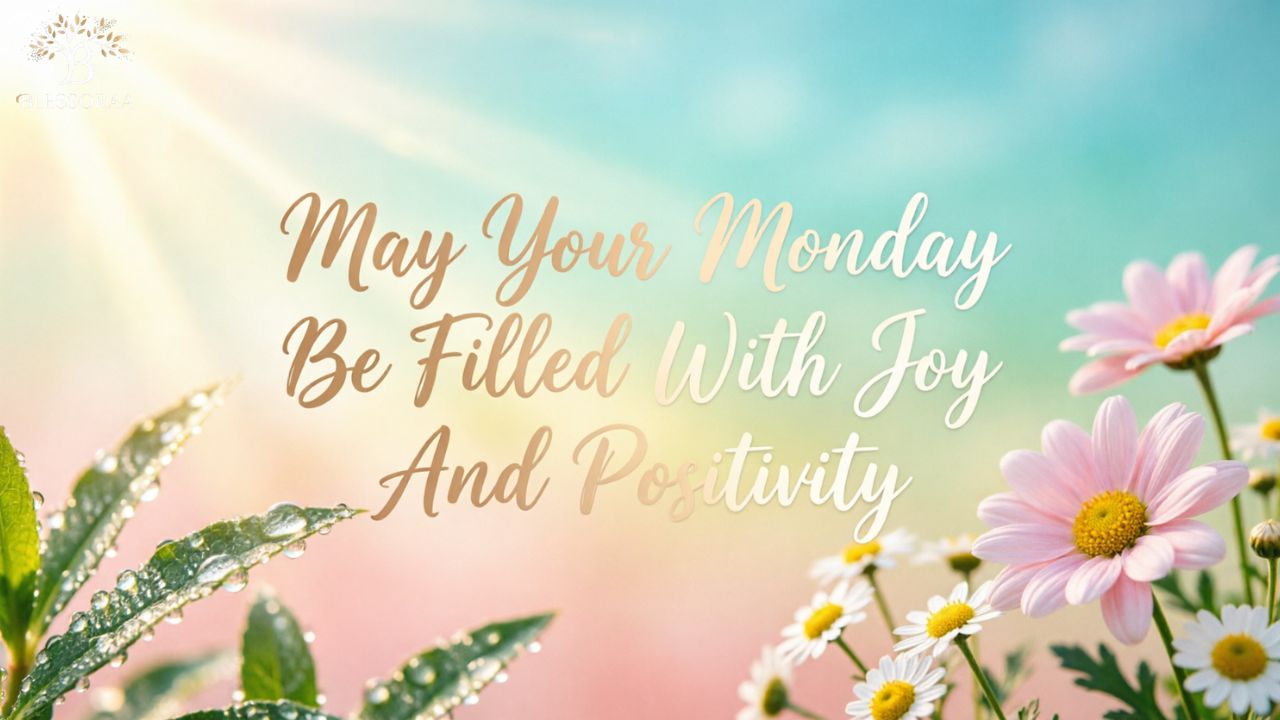 Happy Monday Morning, Blessings for Joy and Positivity