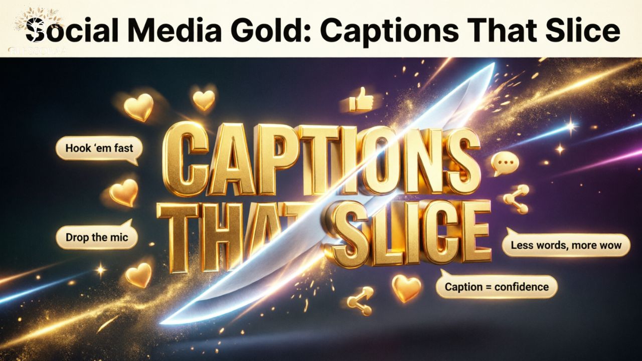 Social Media Gold: Captions That Slice 